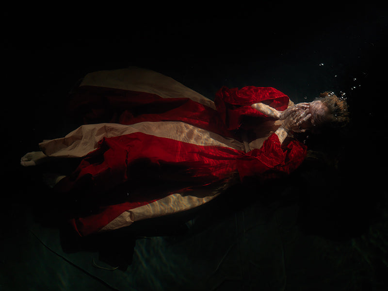 Baroque Reflections Below: Caravaggio-Inspired Underwater Art