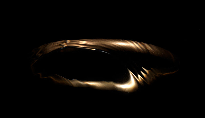 A Modern Take On Ophelia Underwater Art Sculptural Scenes morphine the shape of a gold Halo