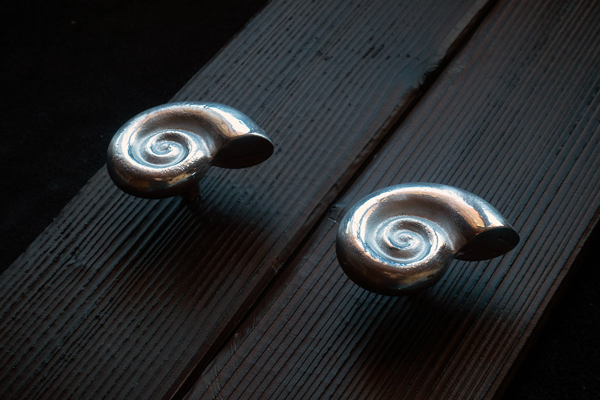 Seashell drawer & door handle - €85 | Shop now & buy direct from the artists studio - Distil Ennui ™ est.1990.