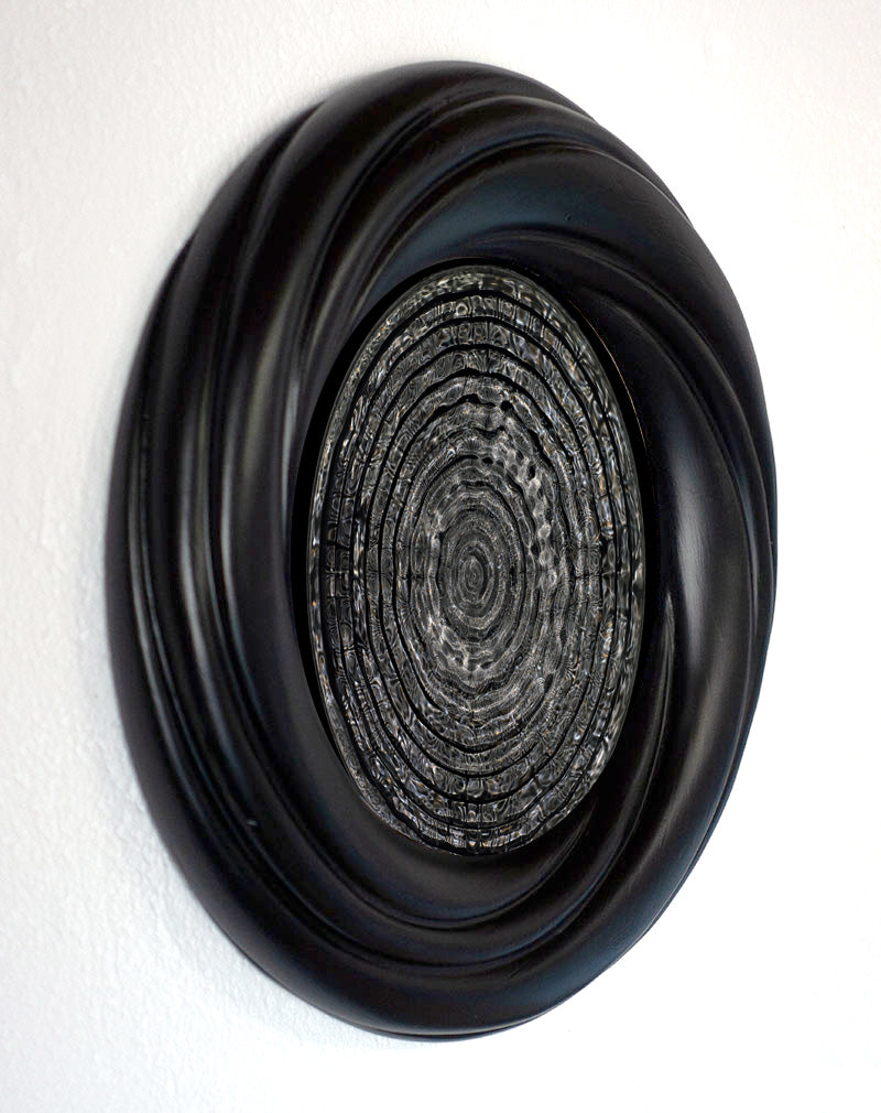 unique 25*25*4cms ceramic 'Vortex' framed photographic print 'Plate No. 0413-2' - €360 | Shop now & buy direct from the artists studio - Distil Ennui ™ est.1990.
