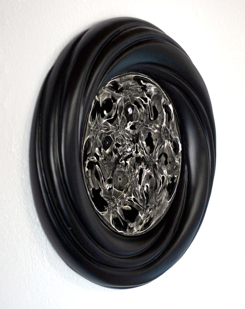 unique 25*25*4cms ceramic 'Vortex' framed photographic print 'Plate No. 0476' - €360 | Shop now & buy direct from the artists studio - Distil Ennui ™ est.1990.