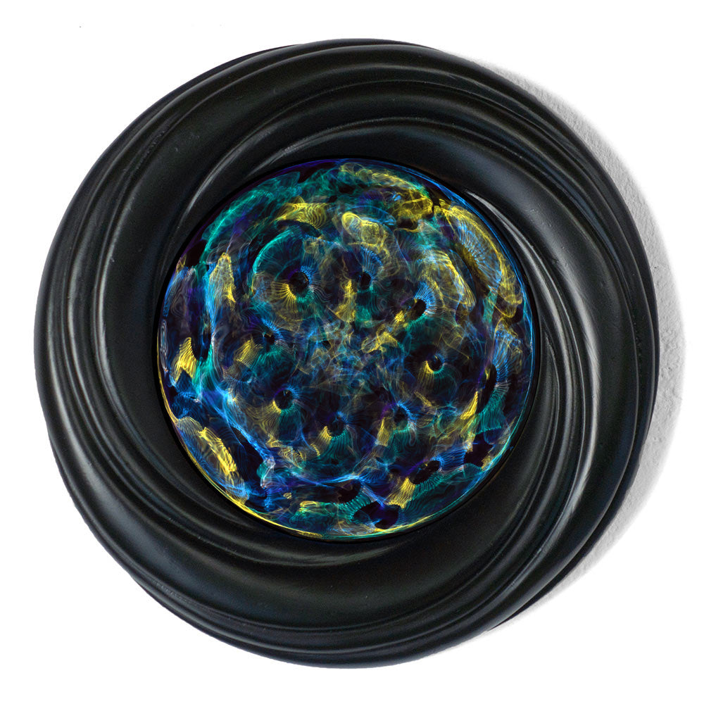 unique 25*25*4cms ceramic 'Vortex' framed photographic print 'Plate No. 0695' - €360 | Shop now & buy direct from the artists studio - Distil Ennui ™ est.1990.