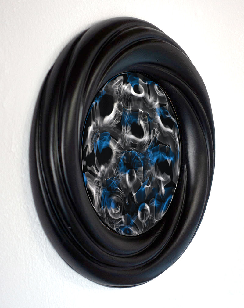 unique 25*25*4cms ceramic 'Vortex' framed photographic print 'Plate No. 0886' - €360 | Shop now & buy direct from the artists studio - Distil Ennui ™ est.1990.