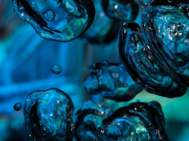 Mortal Bubbles: Underwater Elegance with Vanitas Symbolism