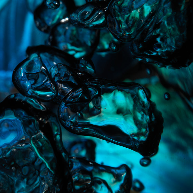 Ethereal Elegance: Blue Morpho Butterflies in Vanitas Ballet with Bubbles