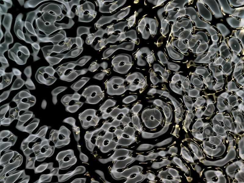 Captivating images of gravitational wave patterns