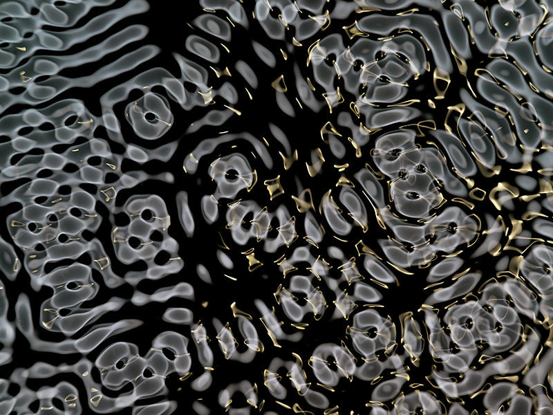 Artistic imagery of gravitational wave patterns for ads