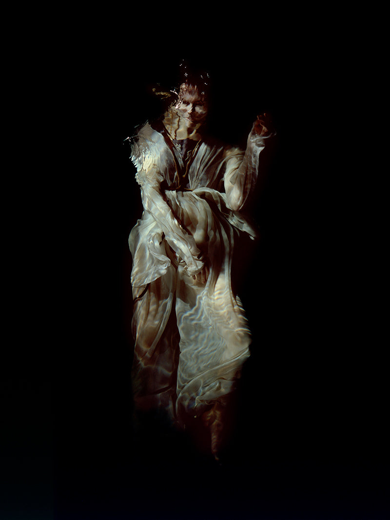 Depths of Despair: Mythical Figures in Underwater Solitude