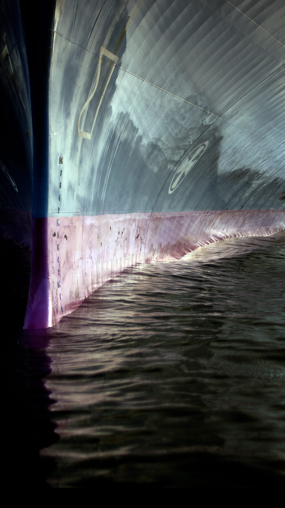 Working Water Ships Blue Hull Abstract - Digital Art Download - €2.40 | Shop now & buy direct from the artists studio - Distil Ennui ™ est.1990.