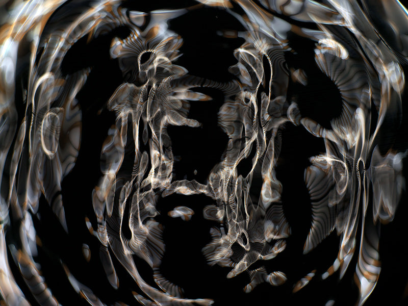 Underwater photograph day iii Warm Low Light tonality from Cymatic Water and Light