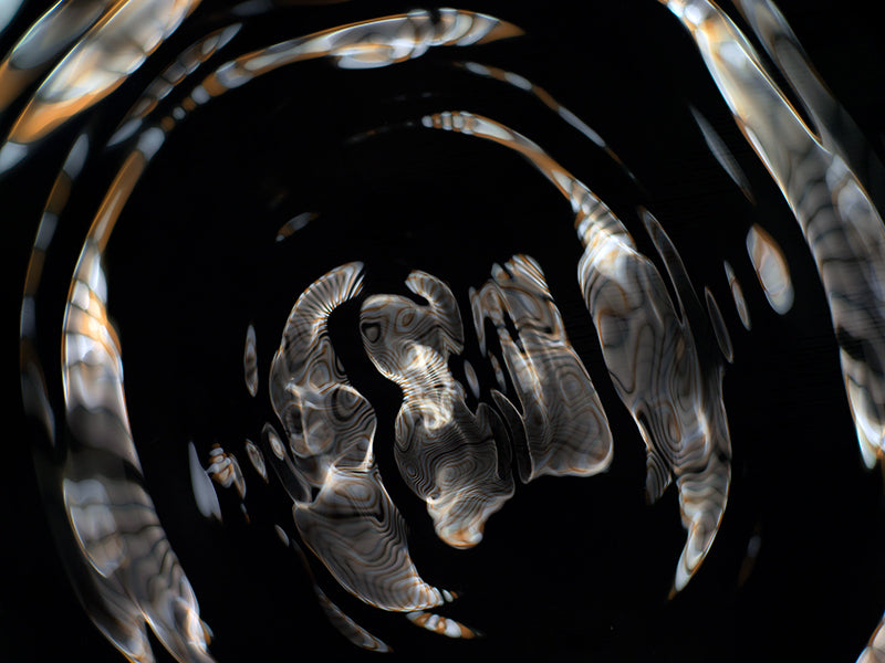 Underwater photograph day iii Warm Low Light tonality from Cymatic Water and Light