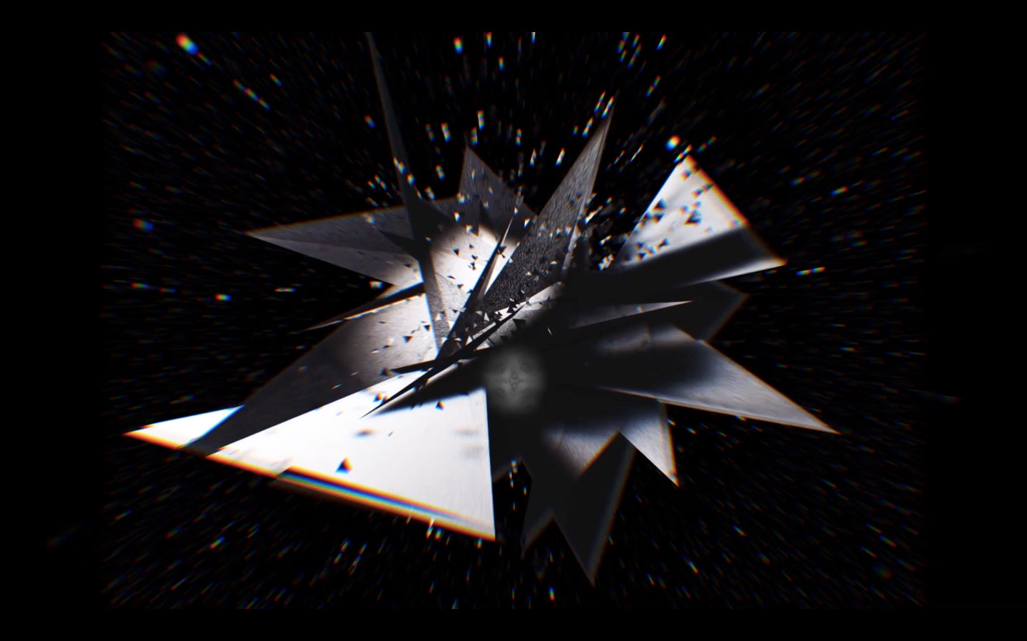 Creationism One - Projection Mapping Over A Black Water Reflection Pool - 4k Art Film - €40 | Shop now & buy direct from the artists studio - Distil Ennui ™ est.1990.