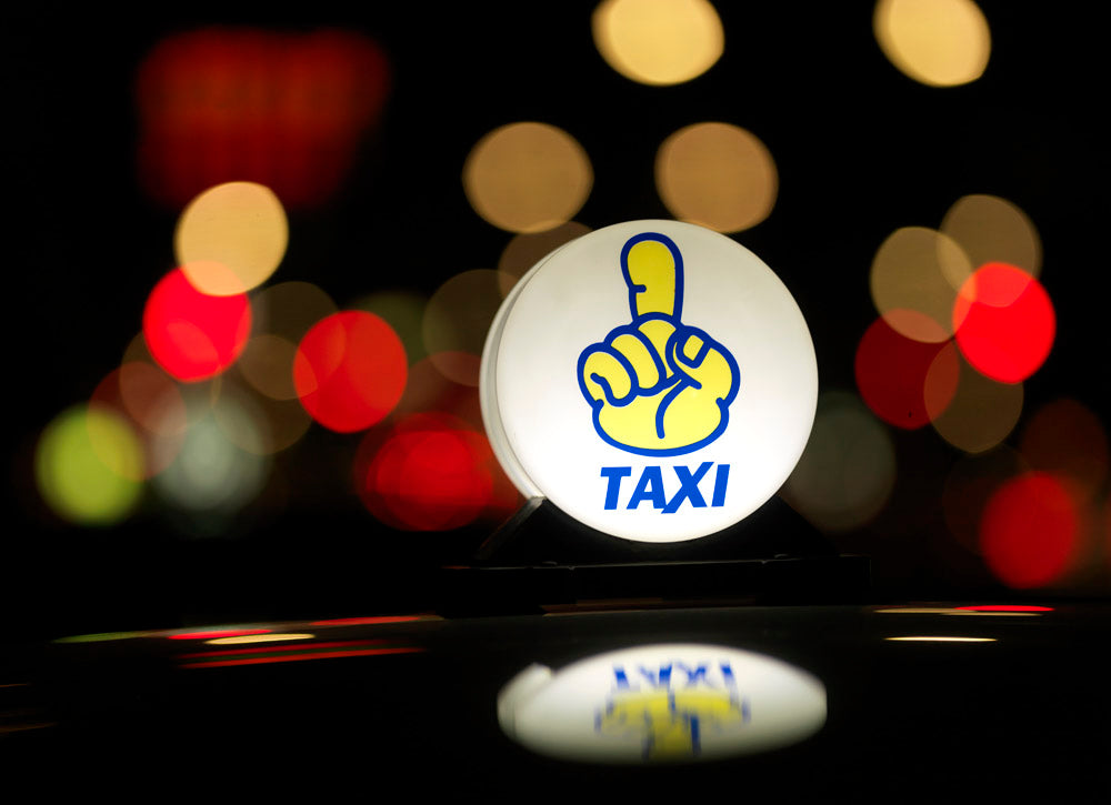 Unknown Taxi Co. III - vintage limited edition photographic print - €295 | Shop now & buy direct from the artists studio - Distil Ennui ™ est.1990.