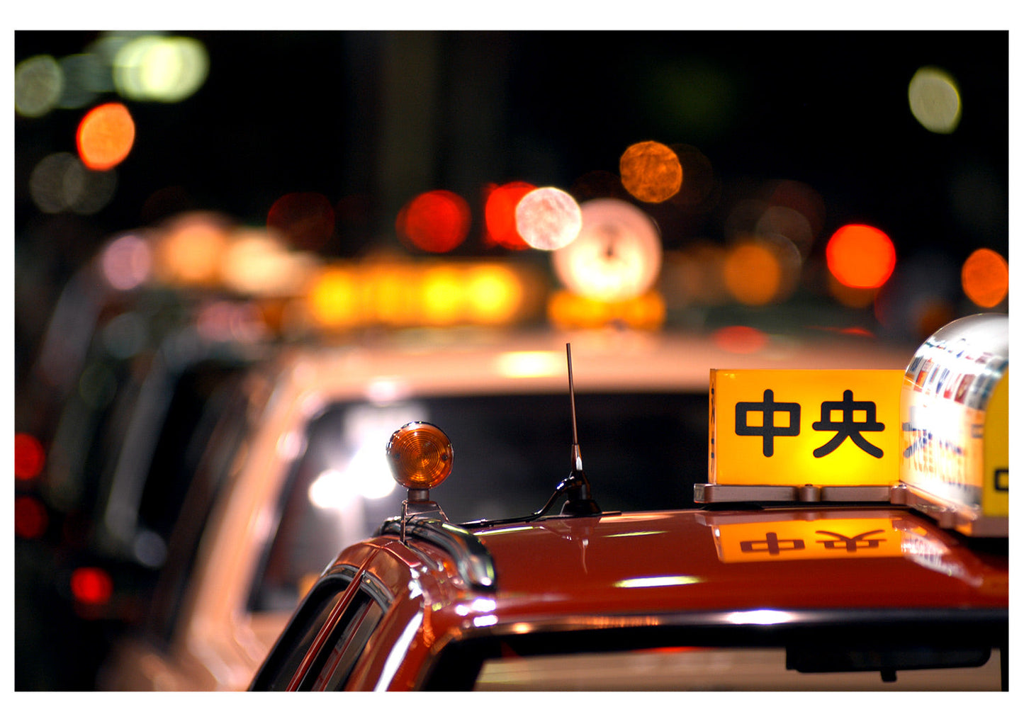 Tokyo Taxis - vintage limited edition photographic print - €295 | Shop now & buy direct from the artists studio - Distil Ennui ™ est.1990.