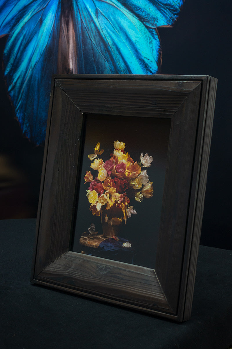 'Grace' Vanitas Photographic Print in Shou Sugi Ban Frame - €900 | Shop now & buy direct from the artists studio - Distil Ennui ™ est.1990.