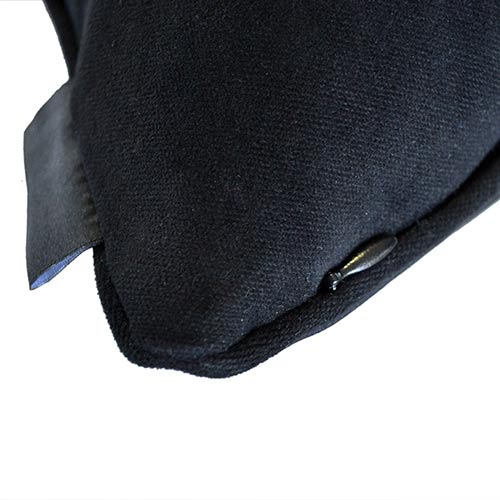 Morpho Amathonte Blue Butterfly Silk Cushion - €190 | Shop now & buy direct from the artists studio - Distil Ennui ™ est.1990.