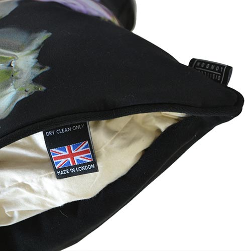 Yellow Parrot Tulip Silk Cushion - €190 | Shop now & buy direct from the artists studio - Distil Ennui ™ est.1990.