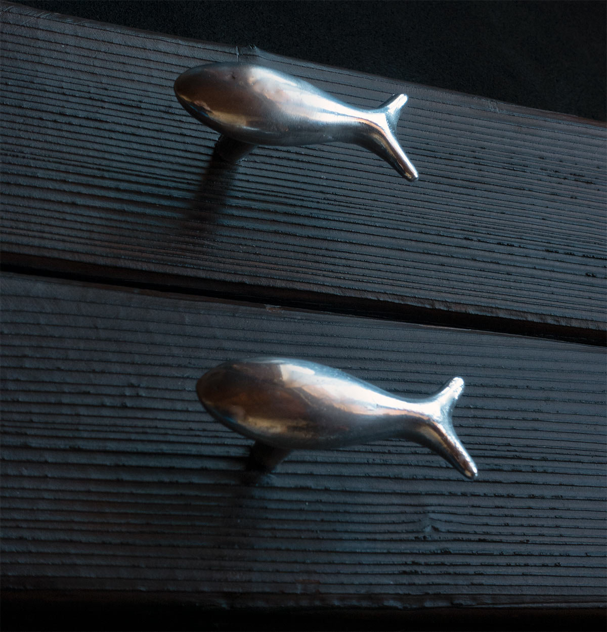 Fish drawer & door handle - €75 | Shop now & buy direct from the artists studio - Distil Ennui ™ est.1990.