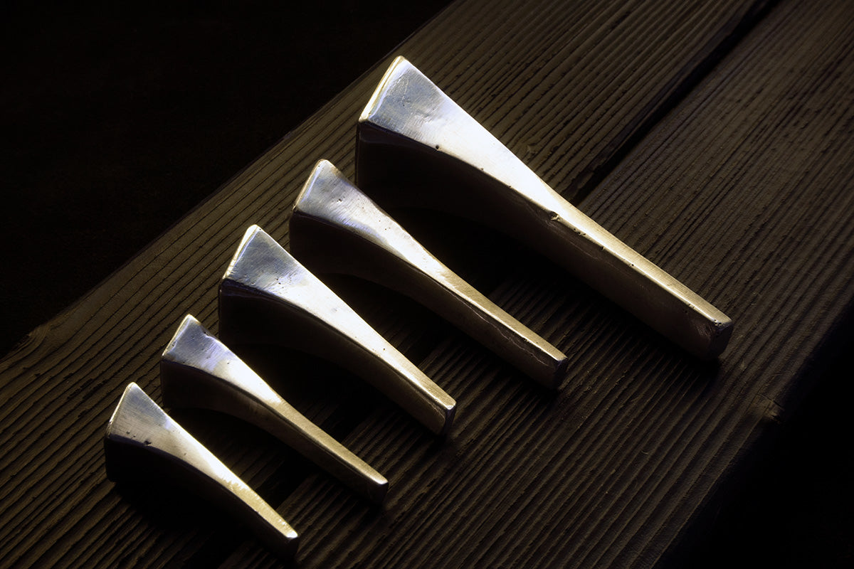 Forged twisted nail wall hooks - €75 — - Distil Ennui ™ est.1990. limited studio work developed through circular design thinking.