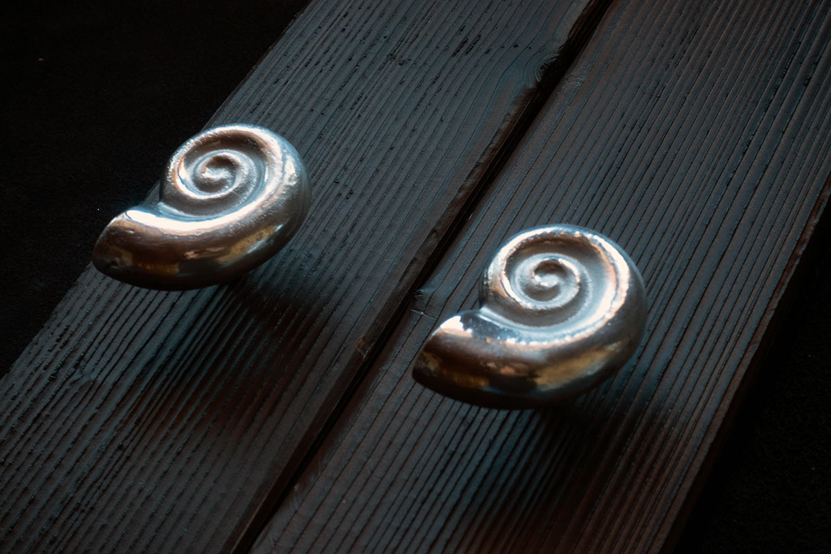 Seashell drawer & door handle - €85 | Shop now & buy direct from the artists studio - Distil Ennui ™ est.1990.