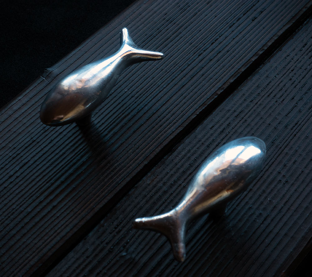 Fish drawer & door handle - €75 | Shop now & buy direct from the artists studio - Distil Ennui ™ est.1990.