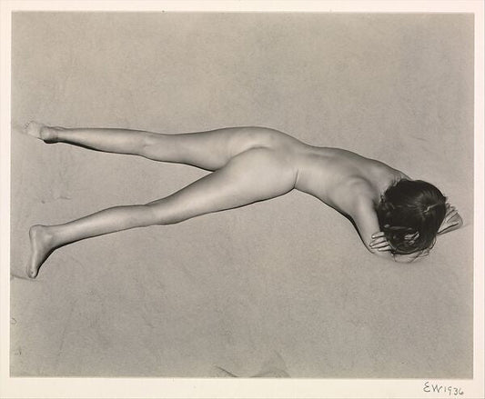 Edward Weston, Nude on Sand, Oceano, 1936