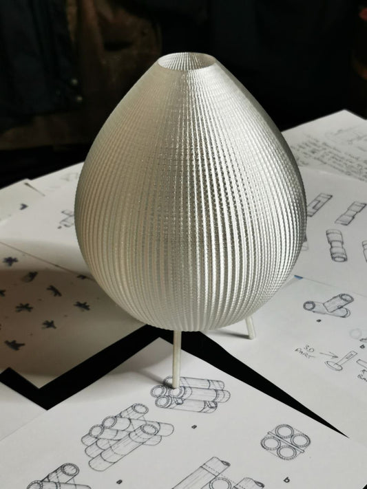 Organic lighting made from recycled PET plastic