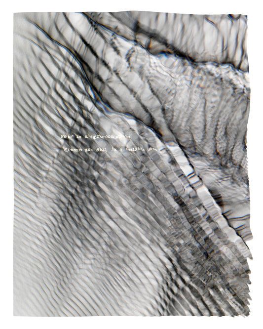 Fear is a darkroom where dreams set sail in a caustic sea - Plate 0317  black & white photograph - €900 | Shop now & buy direct from the artists studio - Distil Ennui ™ est.1990.