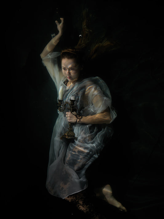 Baroque Beneath the Waves: Caravaggio-Inspired Underwater Imagery