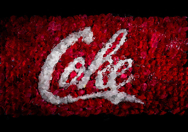 artist focused on symbolic brands from the church to coke