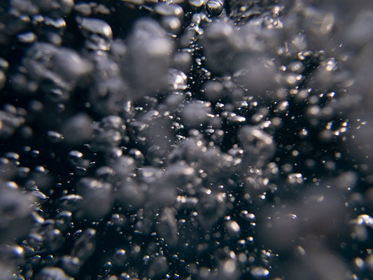 Hypnotic Bubble Trails in Ocean Waters