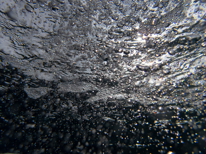 Exploring Aqua Water Worlds Through Bubble Photography