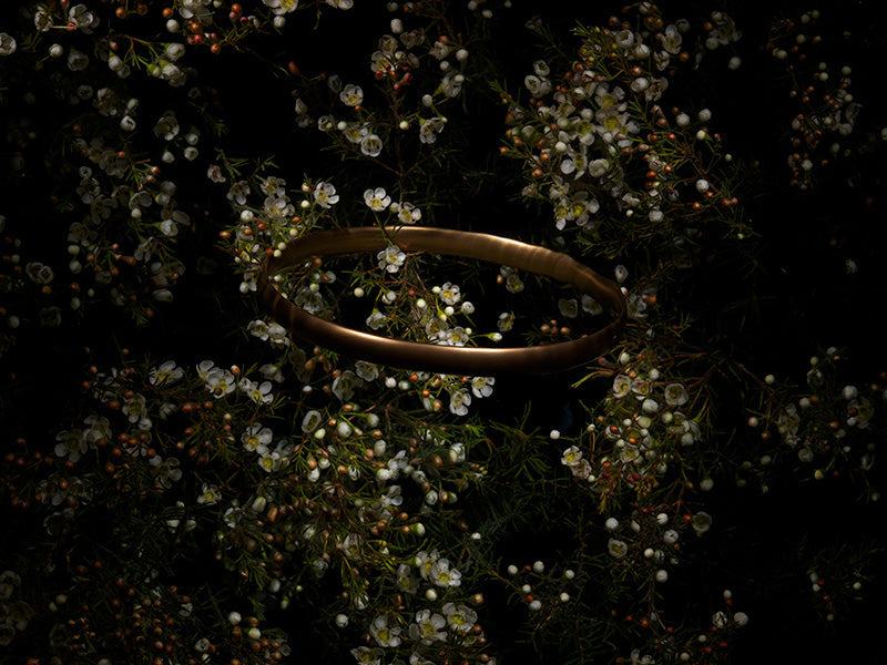 Submerged Gold Halo Illuminated by Ripples and Waves Above creating light causics