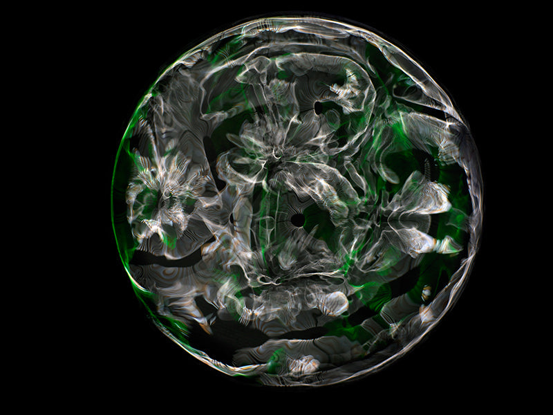 Cymatics Cosmos: Gravitational Waves Illustrated in Brilliant Photographic Splendor