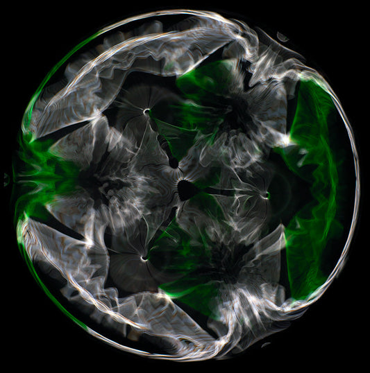 Cymatic Reverberations: A Photographic Expedition into Gravitational Wave Realms
