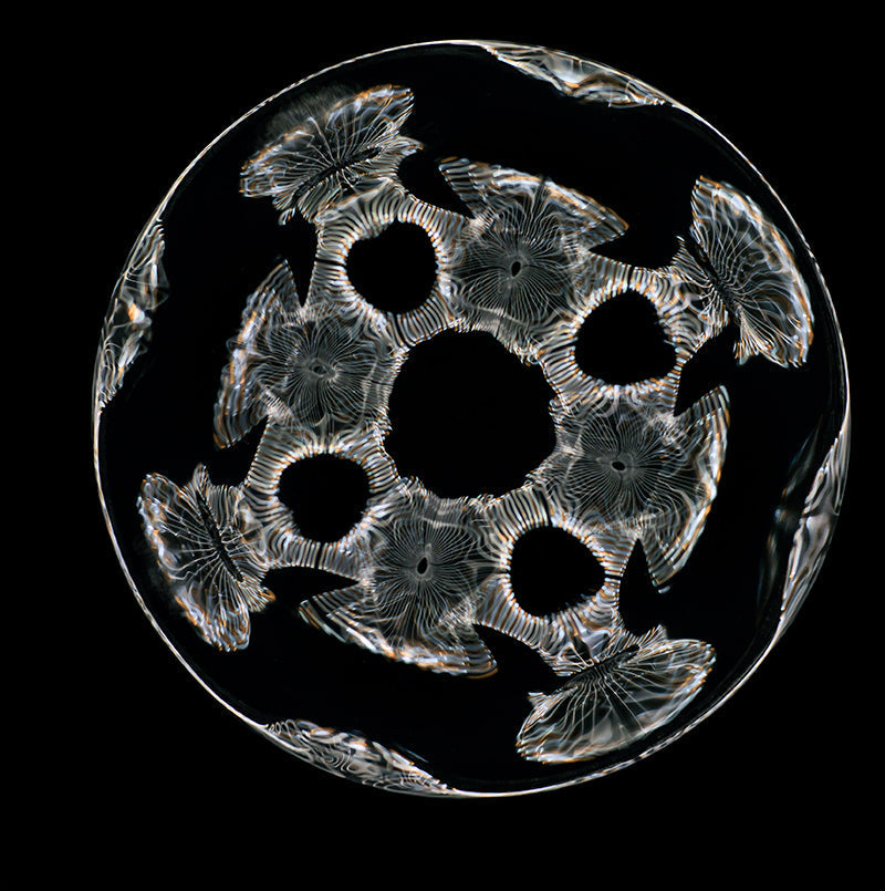 Einstein Reimagined: Gravitational Waves Illustrated in Cymatics Art