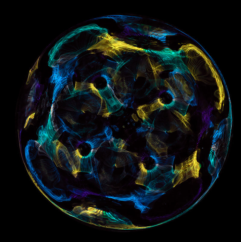 Exploring the Cosmos: Gravitational Waves in Cymatics Photography