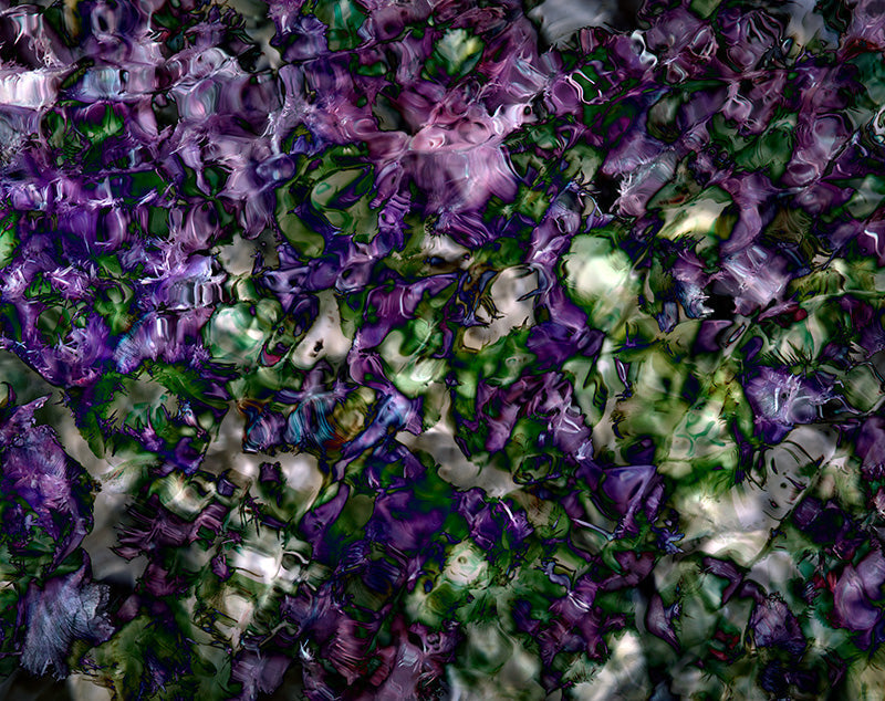 Underwater analogue photograph, DE abstract, cool low light tonality