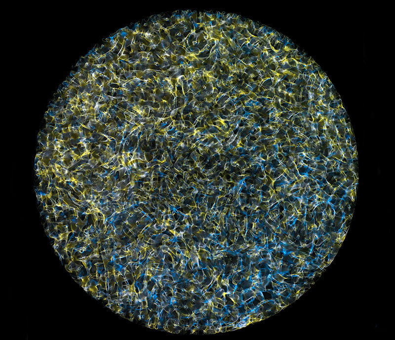 Designers' Dreamland: Gravitational Waves in Cymatics Masterpieces