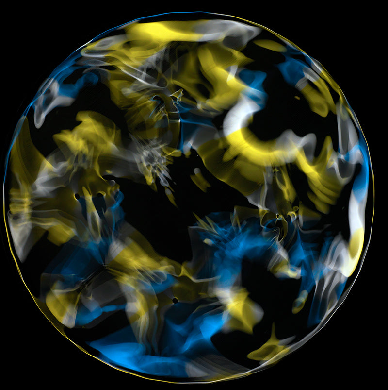 Creative Sparks: Gravitational Waves Ignite Cymatics Photography