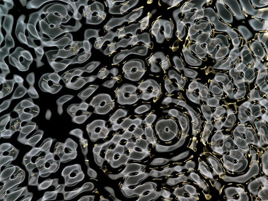 Captivating images of gravitational wave patterns