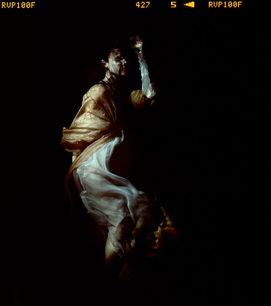 Oceanic Allegory: Richly Colored Mythical Figures Below