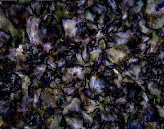 Underwater analogue photograph, abstract, cool low light tonality
