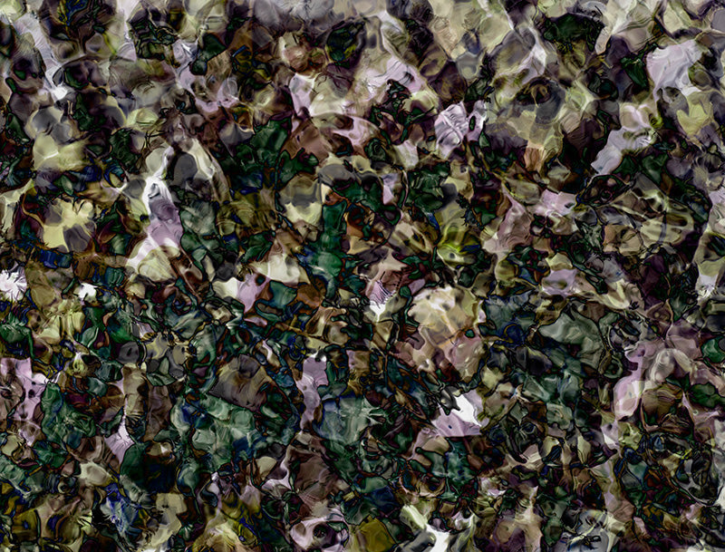 Underwater analogue photograph, abstract, warm mid tone tonality