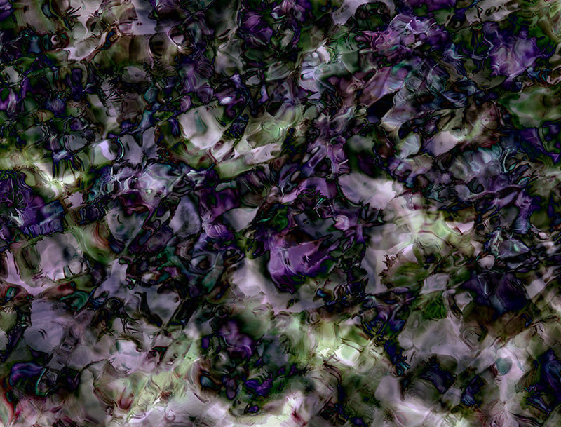 Underwater analogue photograph, abstract, cool low light tonality