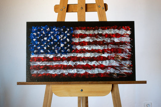 Aged American Flag No. 0180 fine art photograph