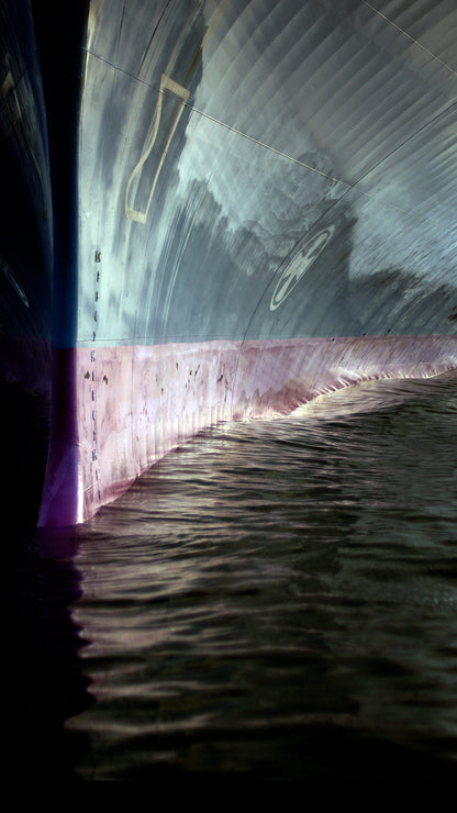 Working Water Ships Blue Hull Abstract - Digital Art Download   - €2.40 | Shop now & buy direct from the artists studio - Distil Ennui ™ est.1990.