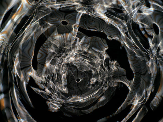 Underwater photograph day iii Warm Low Light tonality from Cymatic Water and Light