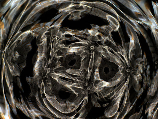 Underwater photograph day iii Warm Low Light tonality from Cymatic Water and Light