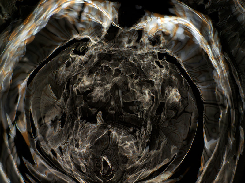 Underwater photograph day iii Warm Low Light tonality from Cymatic Water and Light